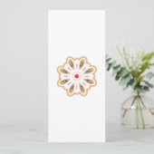 Mandala Flower Art Print | Boho Decor Programmakaart (Staand voorkant)