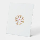 Mandala Flower Art Print | Boho Decor Reclamebord Met Voetstuk (Voorkant)