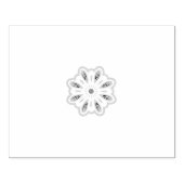 Mandala Flower Art Print | Boho Decor Rubberstempel (Afrduk)