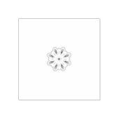 Mandala Flower Art Print | Boho Decor Rubberstempel (Afrduk)
