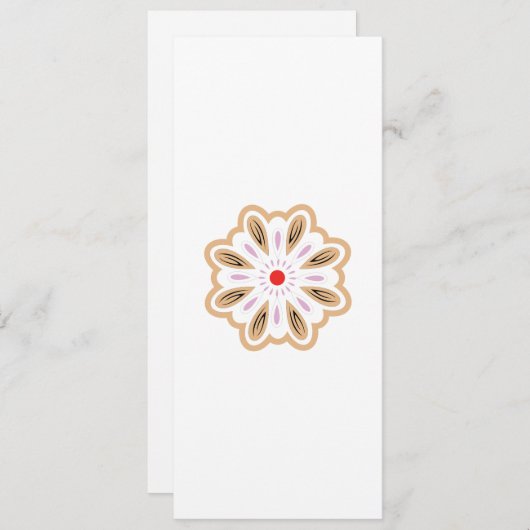 Mandala Flower Art Print | Boho Decor Save The Date (Voorkant / Achterkant)