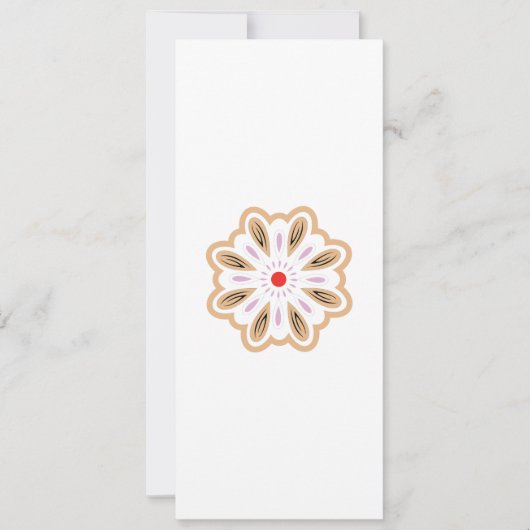 Mandala Flower Art Print | Boho Decor Save The Date (Voorkant)