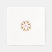 Mandala Flower Art Print | Boho Decor Servet (Voorkant)