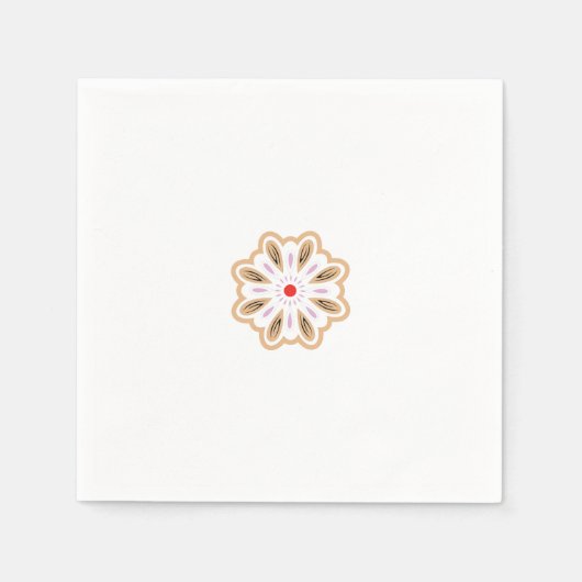 Mandala Flower Art Print | Boho Decor Servet (Voorkant)