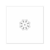 Mandala Flower Art Print | Boho Decor Zelfinktende Stempel (Design)