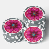 Mandala Flower Clay Poker Chips (Opstapeling)