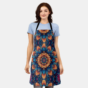 Mandala Flower Digital Art Style-23907. Schort