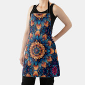 Mandala Flower Digital Art Style-23907. Schort (Insitu)