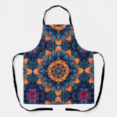 Mandala Flower Digital Art Style-23907. Schort (Voorkant)