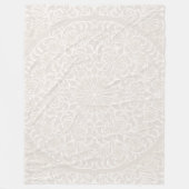 Mandala Flower Geometric Design Art Fleece Deken (Voorkant)