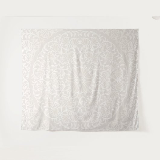 Mandala Flower Geometric Design Art Wandkleed (Voorkant (horizontaal))