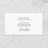 Mandala Flower Marble Yoga Visitekaartje (Achterkant)