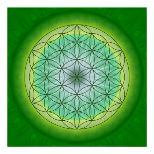 Mandala flower nr. 3, ontworpen door Tutti Poster