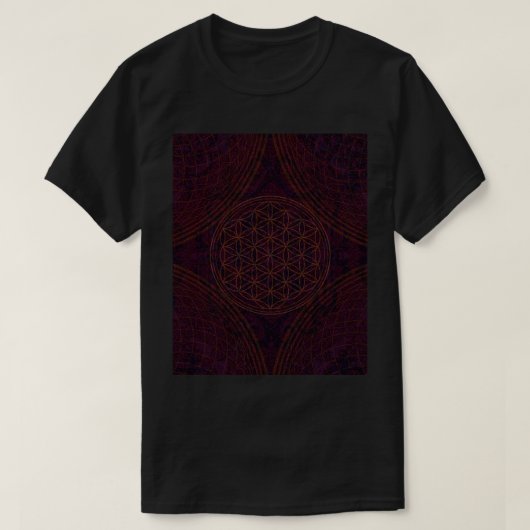 Mandala Flower Of Life Zen Yoga Meditation Mandala T-shirt (Design voorkant)