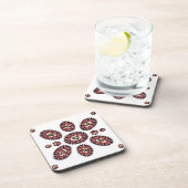 Mandala Flower Pattern Bier Onderzetter (Rechterzijde)