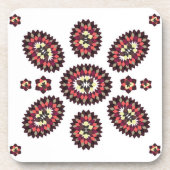 Mandala Flower Pattern Bier Onderzetter (Voorkant)