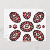 Mandala Flower Pattern Briefkaart (Voorkant / Achterkant)