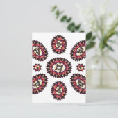 Mandala Flower Pattern Briefkaart (Staand voorkant)