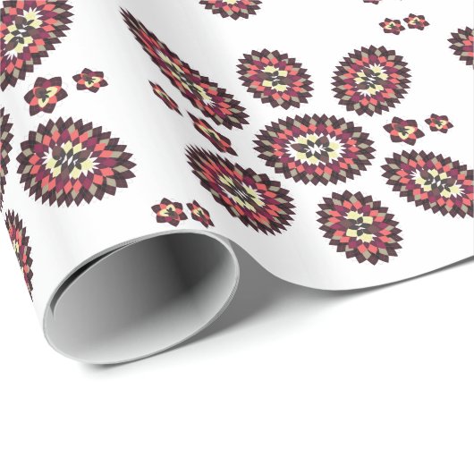 Mandala Flower Pattern Cadeaupapier (Rol Hoek)