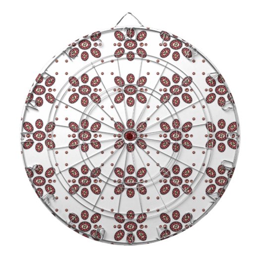 Mandala Flower Pattern Dartbord (Voorkant)