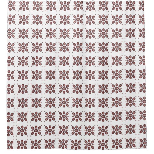 Mandala Flower Pattern Douchegordijn (Voorkant)