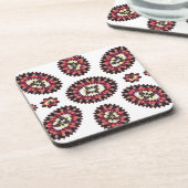 Mandala Flower Pattern Drankjes Onderzetter (Linkerzijde)