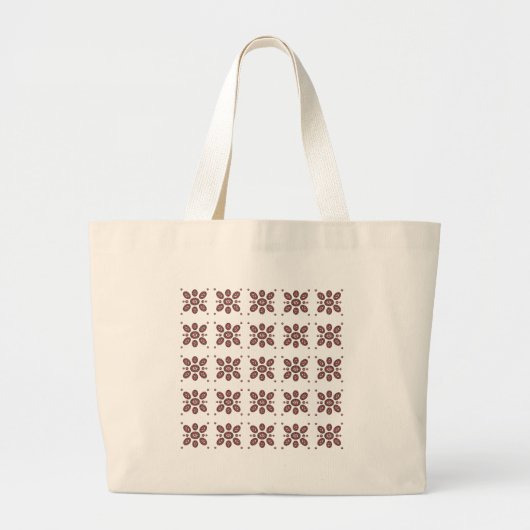 Mandala Flower Pattern Grote Tote Bag (Voorkant)