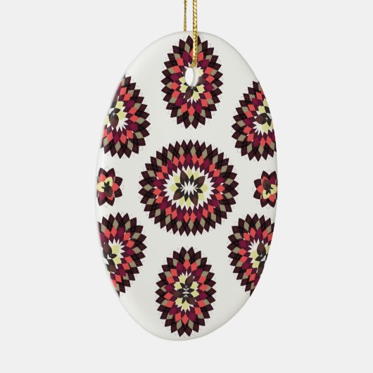 Mandala Flower Pattern Keramisch Ornament (Rechts)