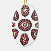 Mandala Flower Pattern Keramisch Ornament (Links)