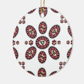 Mandala Flower Pattern Keramisch Ornament (Links)