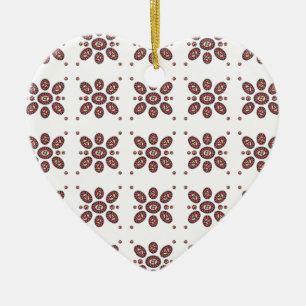 Mandala Flower Pattern Keramisch Ornament