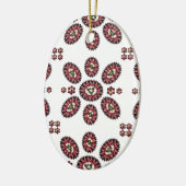 Mandala Flower Pattern Keramisch Ornament (Links)