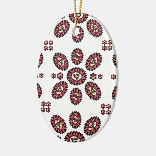 Mandala Flower Pattern Keramisch Ornament (Links)