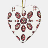 Mandala Flower Pattern Keramisch Ornament (Links)