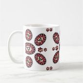 Mandala Flower Pattern Koffiemok (Links)