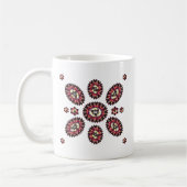 Mandala Flower Pattern Koffiemok (Links)
