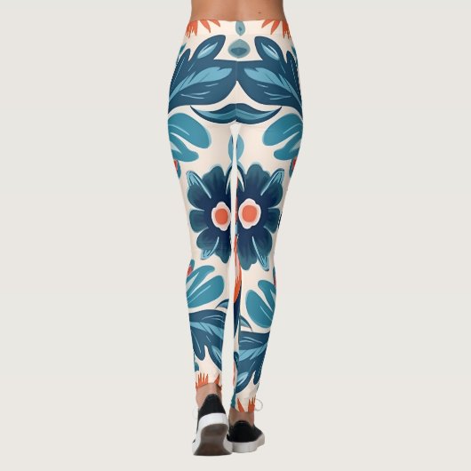 Mandala Flower Pattern Leggings (Achterkant)
