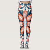 Mandala Flower Pattern Leggings (Voorkant)