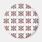 Mandala Flower Pattern Magneet (Voorkant)