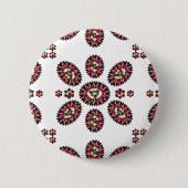 Mandala Flower Pattern Ronde Button 5,7 Cm (Voorkant)
