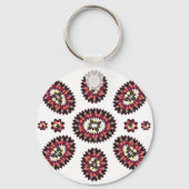 Mandala Flower Pattern Sleutelhanger (Voorkant)