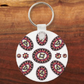 Mandala Flower Pattern Sleutelhanger (Voorkant)