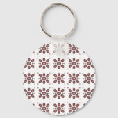 Mandala Flower Pattern Sleutelhanger (Voorkant)
