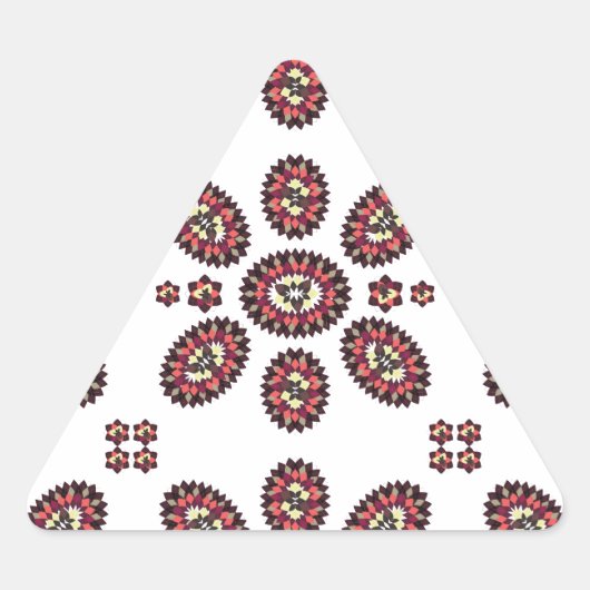 Mandala Flower Pattern Sticker (Voorkant)