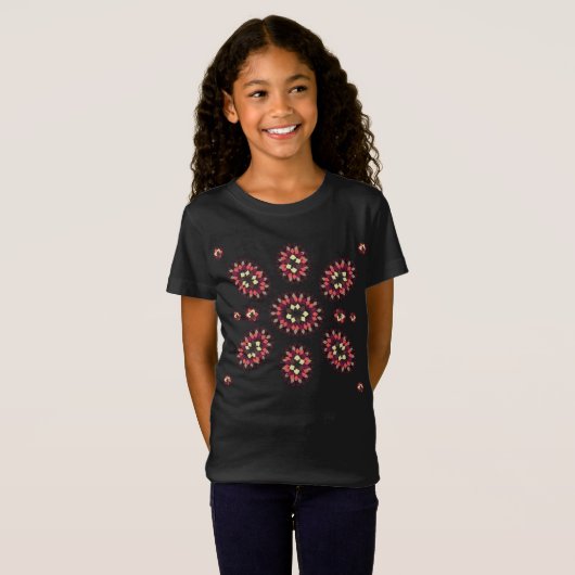 Mandala Flower Pattern T-shirt (Voorkant volledig)