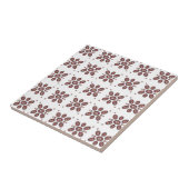 Mandala Flower Pattern Tegeltje (Zijkant)