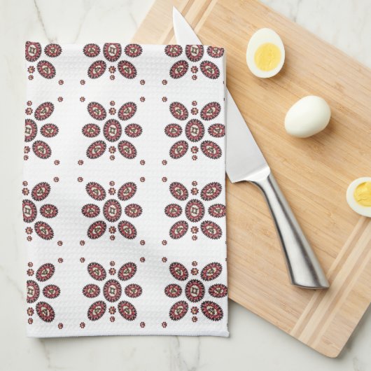 Mandala Flower Pattern Theedoek (Quarter Fold)