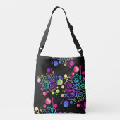 Mandala Flower Power Galaxy Bright Star Bag Crossbody Tas (Achterkant)