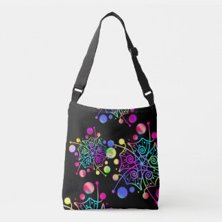 Mandala Flower Power Galaxy Bright Star Bag Crossbody Tas