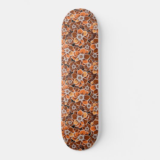 Mandala Flowers 2 Persoonlijk Skateboard (Voorkant)